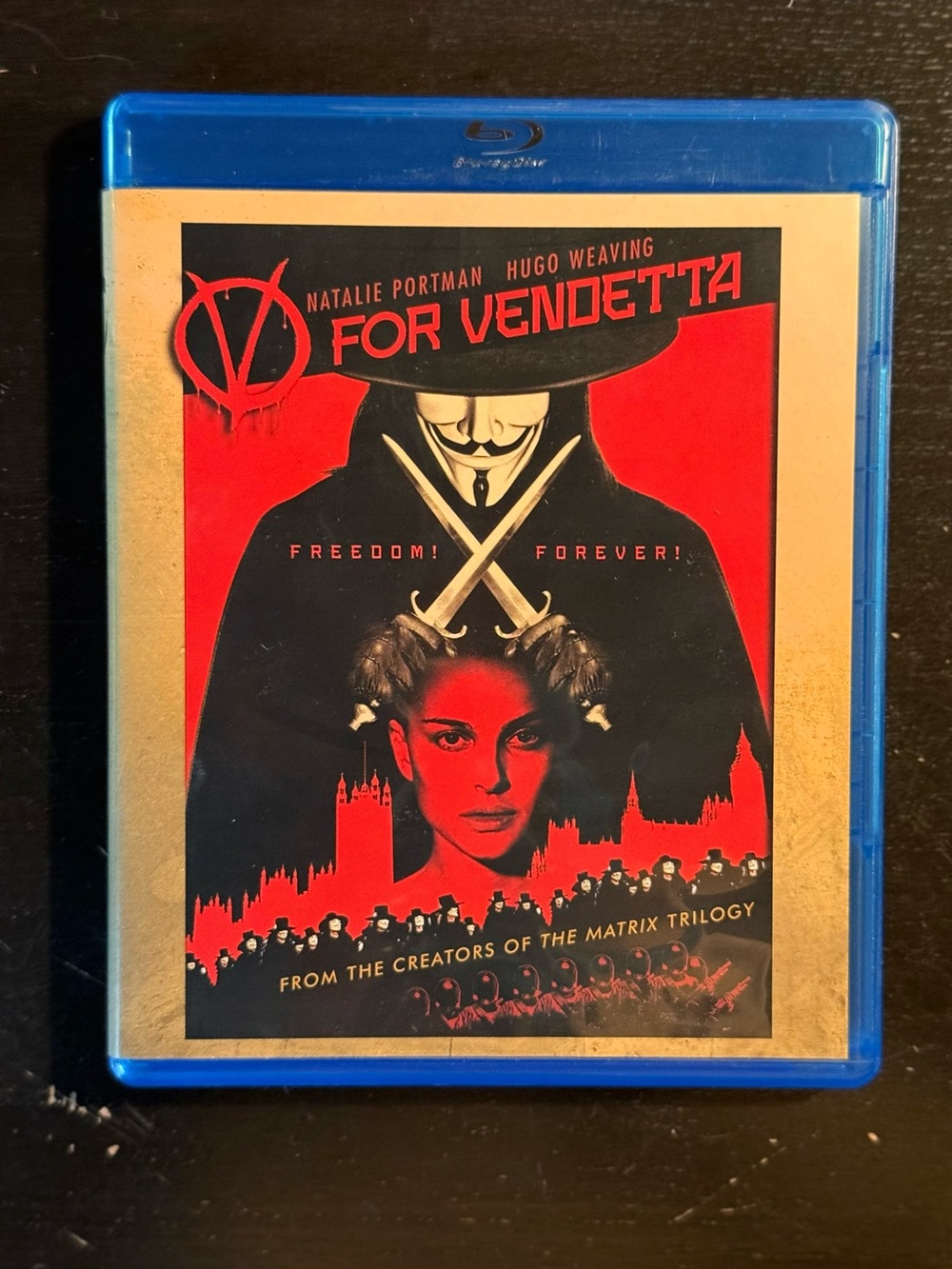 V FOR VENDETTA (2005) | Y2K Essential Drama/Thriller | Blu-Ray Disc | LIKE NEW